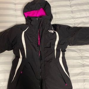 Girls North Face Winter Coat W/ Removable Pieces